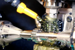 Gear-hobbing-spur-gear-on-cnc-cutting-machine